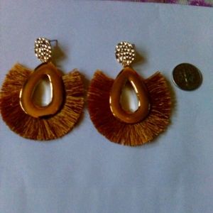 Earrings fringet